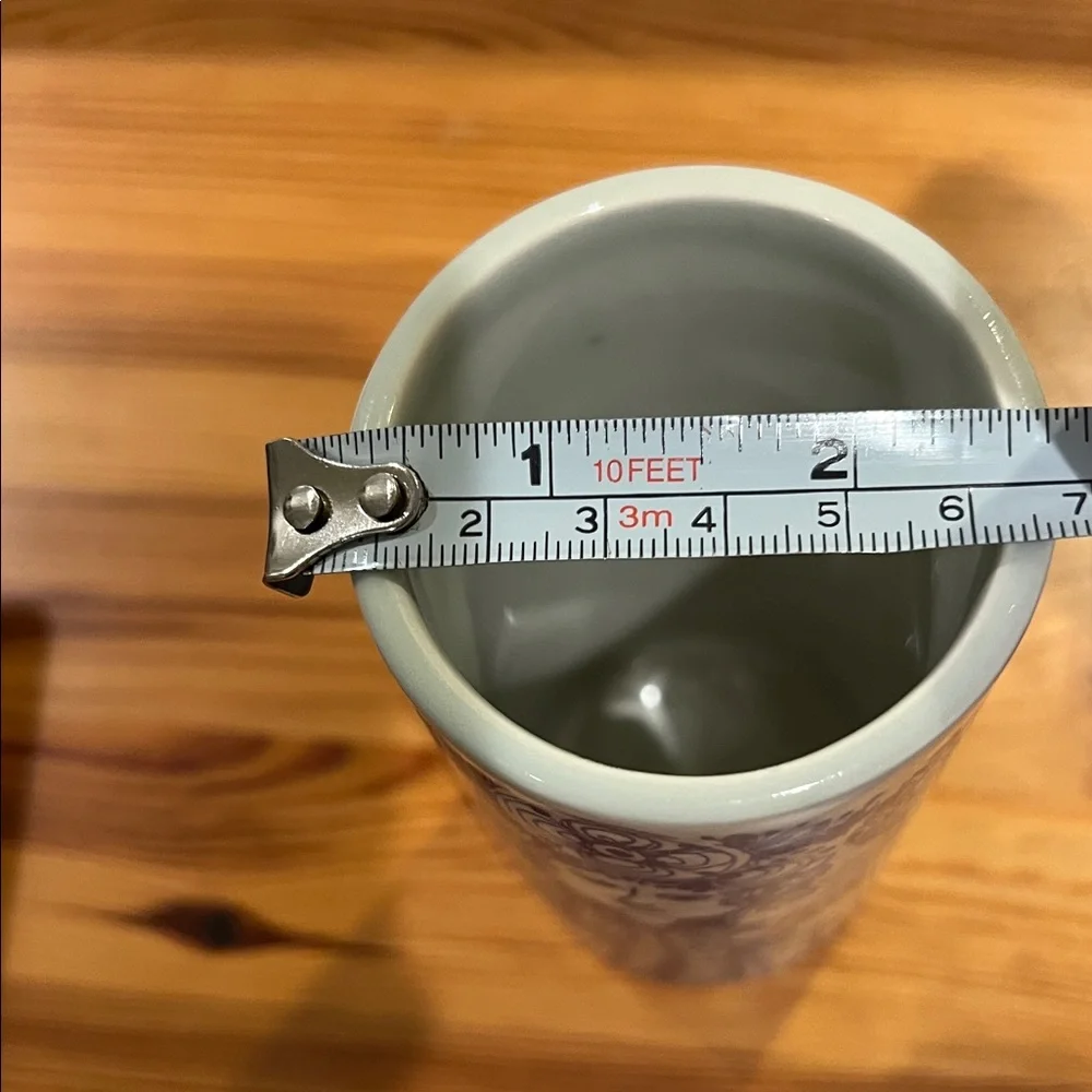 Bjorn Wiinblad Blue and White “Flora”Ceramic Vase - Picture 8 of 8